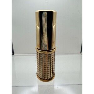 Whiting And Davis Gold Tone Metal Mesh Refillable Perfume Atomizer  1980’s